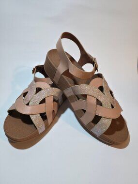 FitFlop Pink Sparkle Sandals